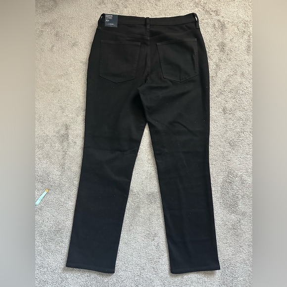 J.Crew Essential Straight Jeans in Black Size 30 Tall All Day Stretch - Picture 8 of 8
